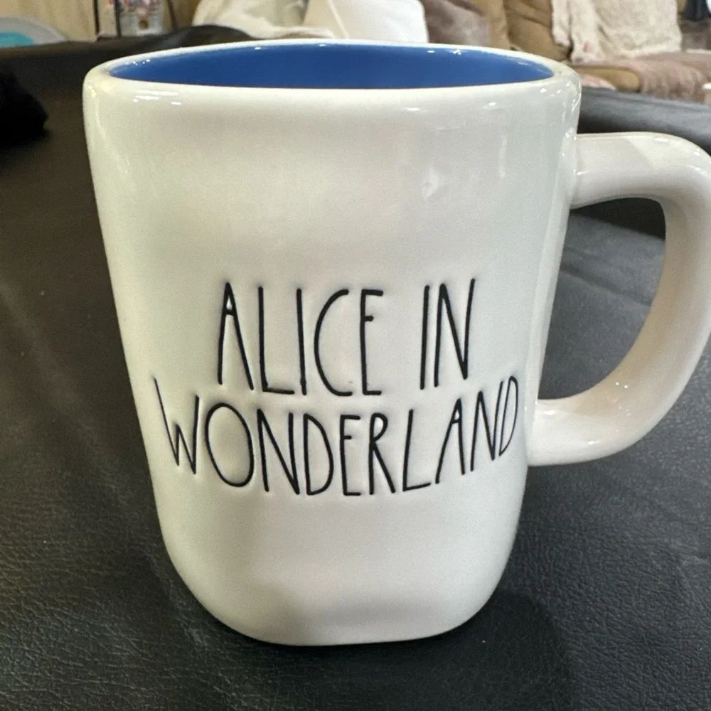Rae Dunn DISNEY Alice in Wonderland Double-Sided Mug - NWT - Picture 3 of 5